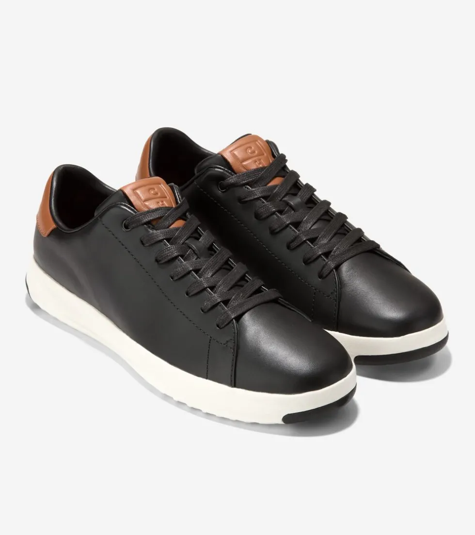 mens-grandproslash-tennis-snea-JbeClLWB-4.webp Best Cole Haan Men's GrandPrø Tennis Sneakers Black-BritishTan