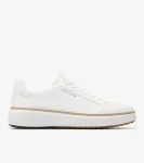 Fashion Cole Haan Men's GrandPr&oslash; Topspin Waterproof Golf Shoes OpticWhite-Natural