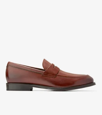 Fashion Cole Haan Men's Modern Classics Penny Loafers CherryMahogany-Chocolate