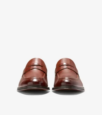 Fashion Cole Haan Men's Modern Classics Penny Loafers CherryMahogany-Chocolate