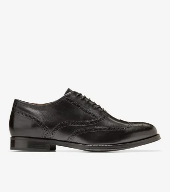 Best Cole Haan Men's Modern Classics Wingtip Oxfords Black