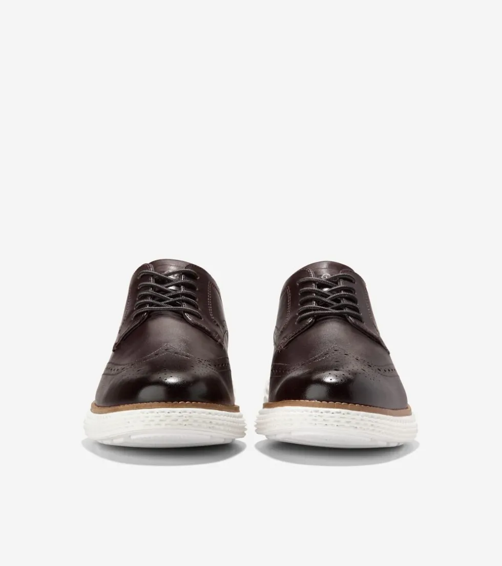mens-oslashriginalgrand-20-win-KmXPPEEY-1.webp Online Cole Haan Men's ØriginalGrand 2.0 Wingtip Oxfords DarkChocolate-White