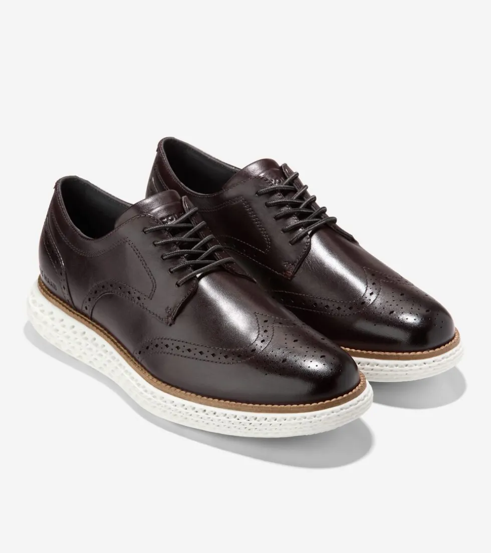mens-oslashriginalgrand-20-win-KmXPPEEY-4.webp Online Cole Haan Men's ØriginalGrand 2.0 Wingtip Oxfords DarkChocolate-White