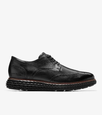 Hot Cole Haan Men's &Oslash;riginalGrand 2.0 Wingtip Oxfords Black