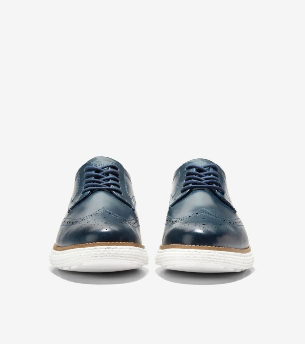 mens-oslashriginalgrand-20-win-YFZSSoph-1.webp Outlet Cole Haan Men's ØriginalGrand 2.0 Wingtip Oxfords OrionBlue-White