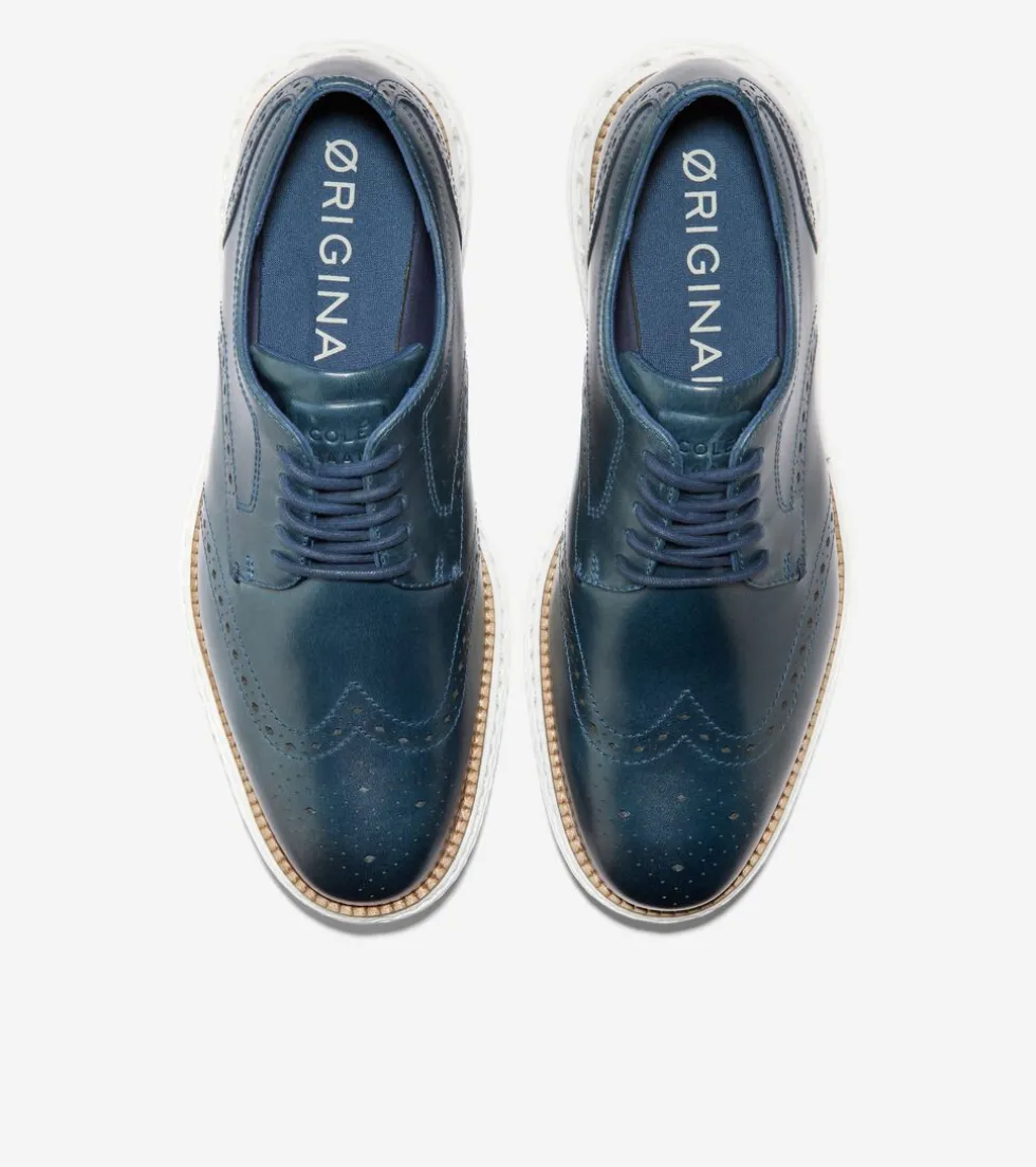 mens-oslashriginalgrand-20-win-YFZSSoph-3.webp Outlet Cole Haan Men's ØriginalGrand 2.0 Wingtip Oxfords OrionBlue-White