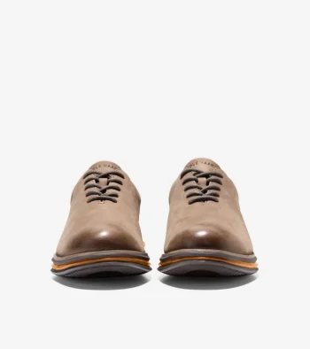 Clearance Cole Haan Men's ØriginalGrand Energy Twin Oxfords IrishCoffee-Saffron-Chocolate
