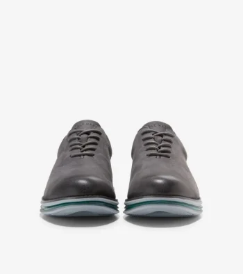 Sale Cole Haan Men's ØriginalGrand Energy Twin Oxfords TornadoNubuck-Aventurine-HarborMist
