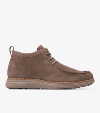 Hot Cole Haan Men's &Oslash;riginalGrand Moc Toe Chukka Boots Lava-NaturalTan-IrishCoffee