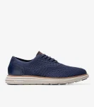 Hot Cole Haan Men's &Oslash;riginalGrand Remastered Stitchlite&trade; Oxfords MarineBlue-DarkChocolateBrown-SilverLiningStitchlite&trade;
