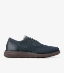 New Cole Haan Men's &Oslash;riginalGrand Remastered Stitchlite&trade; Oxfords Blueberry-Black-Madaira