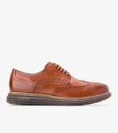 New Cole Haan Men's &Oslash;riginalGrand Remastered Wingtip Oxfords Woodbury-Java