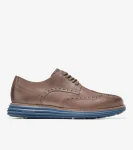 Clearance Cole Haan Men's &Oslash;riginalGrand Remastered Wingtip Oxfords Lava-Blueberry