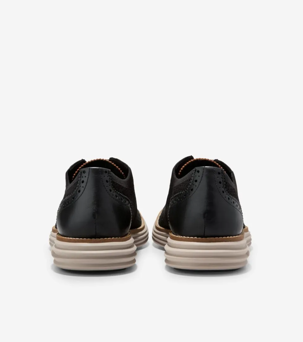 mens-oslashriginalgrand-remast-hehfvrJm-2.webp Hot Cole Haan Men's ØriginalGrand Remastered Stitchlite™ Oxfords Black-BritishTan-SilverLiningStitchlite™