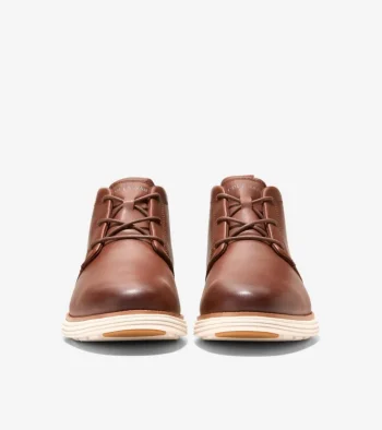 Hot Cole Haan Men's ØriginalGrand Remastered Waterproof Chukka Boots Woodbury-Ivory