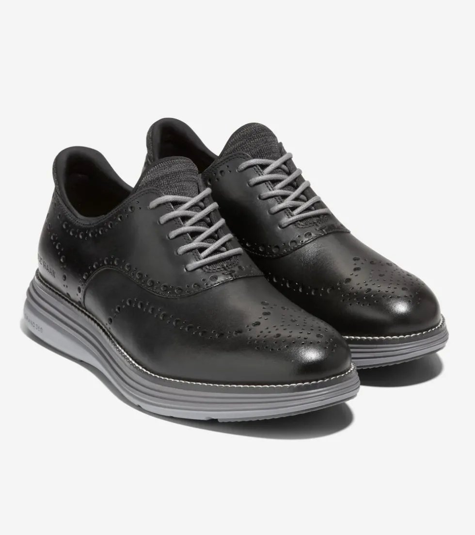 mens-oslashriginalgrand-ultra-LjhNumjd-4.webp New Cole Haan Men's ØriginalGrand Ultra Wingtip Oxfords BlackLeather-QuietShade