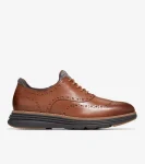 Outlet Cole Haan Men's &Oslash;riginalGrand Ultra Wingtip Oxfords WoodburyLeather-Java