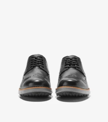 Hot Cole Haan Men's ØriginalGrand Water-Resistant Golf Shoe Black-Natural-QuietShade