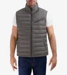 Fashion Cole Haan Men's Quilted Vest Charcoal