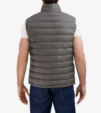 Fashion Cole Haan Men's Quilted Vest Charcoal