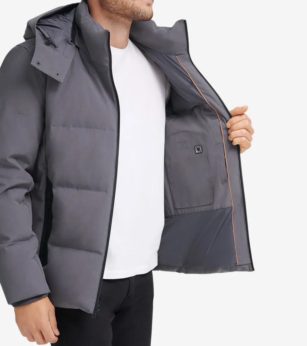 mens-short-tech-puffer-coat-SVtRIvdb-2.webp New Cole Haan Men's Short Tech Puffer Coat Charcoal