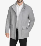 Outlet Cole Haan Men's Stretch Wool Coat Grey