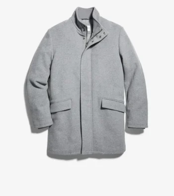 Outlet Cole Haan Men's Stretch Wool Coat Grey