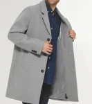 Hot Cole Haan Men's Stretch Wool Top Coat LightGrey