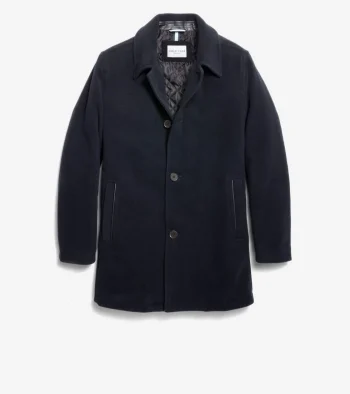 Hot Cole Haan Men's Wool Car Coat Navy