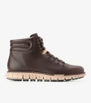 New Cole Haan Men's ZER&Oslash;GRAND Remastered Waterproof Hiking Boots DarkChocolate-Black
