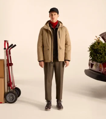 New Cole Haan Men's ZERØGRAND Remastered Waterproof Hiking Boots DarkChocolate-Black