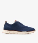 Outlet Cole Haan Men's ZER&Oslash;GRAND Remastered Stitchlite&trade; Wingtip Oxfords MarineBlueStitchlite&trade;-Ivory