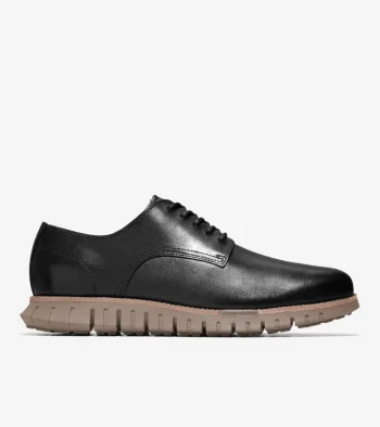 Hot Cole Haan Men's ZER&Oslash;GRAND Remastered Plain Toe Oxfords Black-IrishCoffee