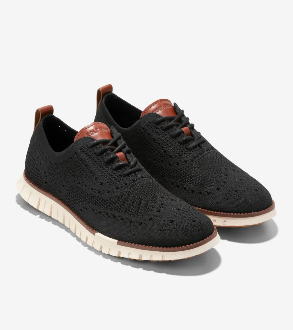 mens-zeroslashgrand-remastered-UqThqbuf-4.webp Discount Cole Haan Men's ZERØGRAND Remastered Stitchlite™ Wingtip Oxfords BlackStitchlite™-Ivory