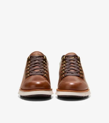 Fashion Cole Haan Men's ZERØGRAND Remastered Waterproof Low Hiking Boots Woodbury-Madeira-Birch