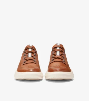 Sale Cole Haan Men's ZERØGRAND WFA Sneaker Oxfords BritishTan-SilverBirch
