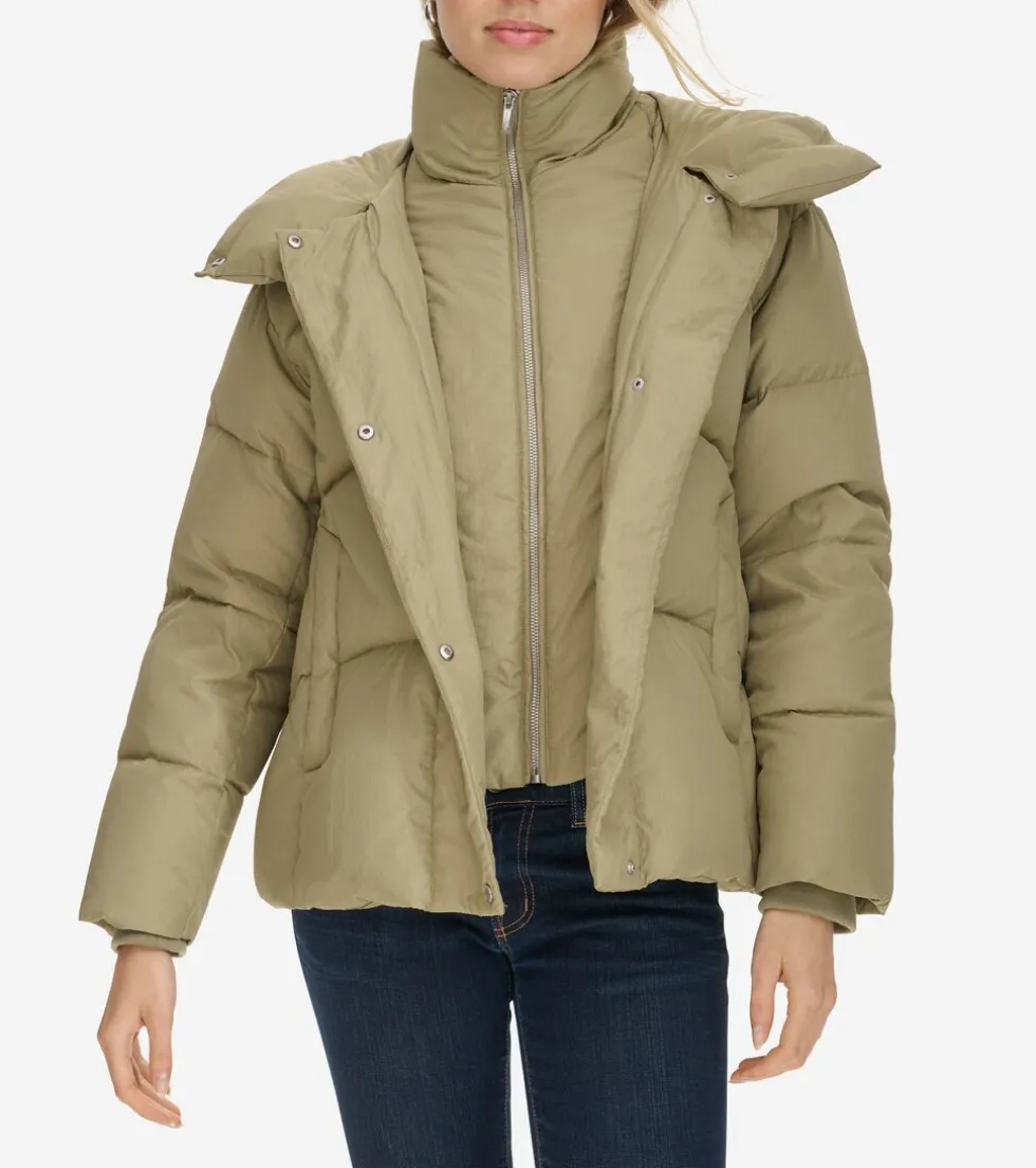 twill-down-jacket-with-high-lo-GBpHgIim-0.webp Fashion Cole Haan Twill Down Jacket With High Low Hem Sage