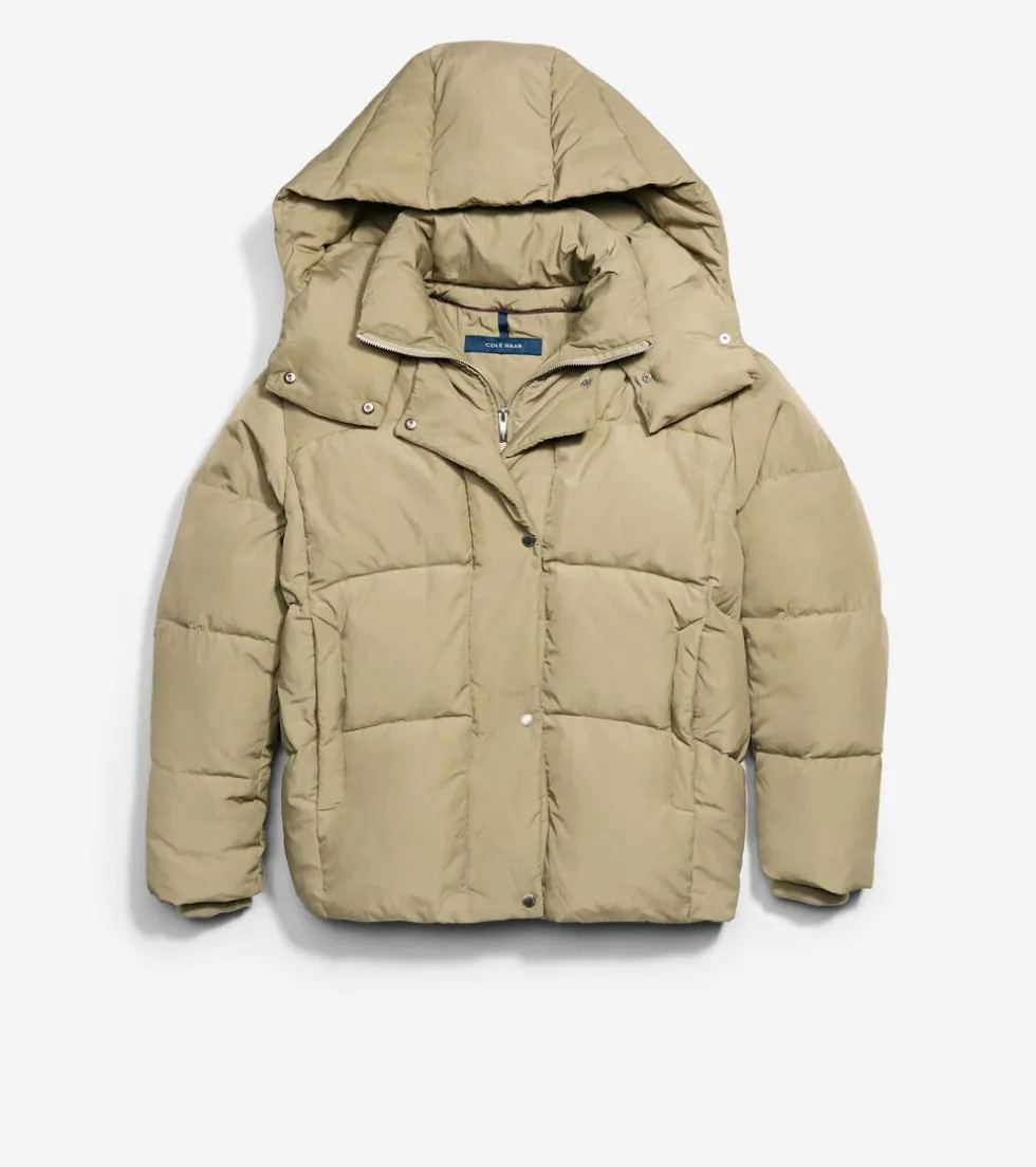 twill-down-jacket-with-high-lo-GBpHgIim-3.webp Fashion Cole Haan Twill Down Jacket With High Low Hem Sage
