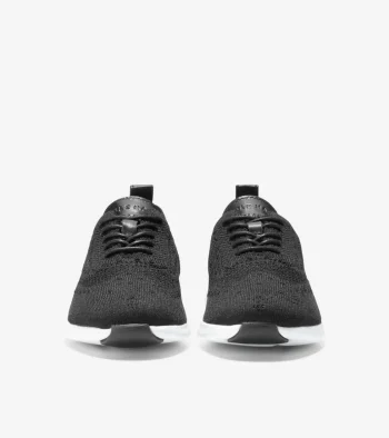 New Cole Haan Women's 2.ZERØGRAND Stitchlite™ Wingtip Oxfords BlackStitchlite™-OpticWhite