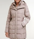 Online Cole Haan Women's 32" Signature Hooded Taffeta Down Coat Cashew