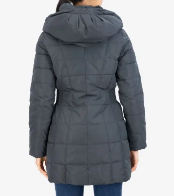 Online Cole Haan Women's 32" Taffeta Down Hooded Coat Graphite