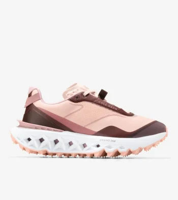 Discount Cole Haan Women's 5.ZER&Oslash;GRAND All-Terrain Running Shoes PorcelainPink-DeepMahogany