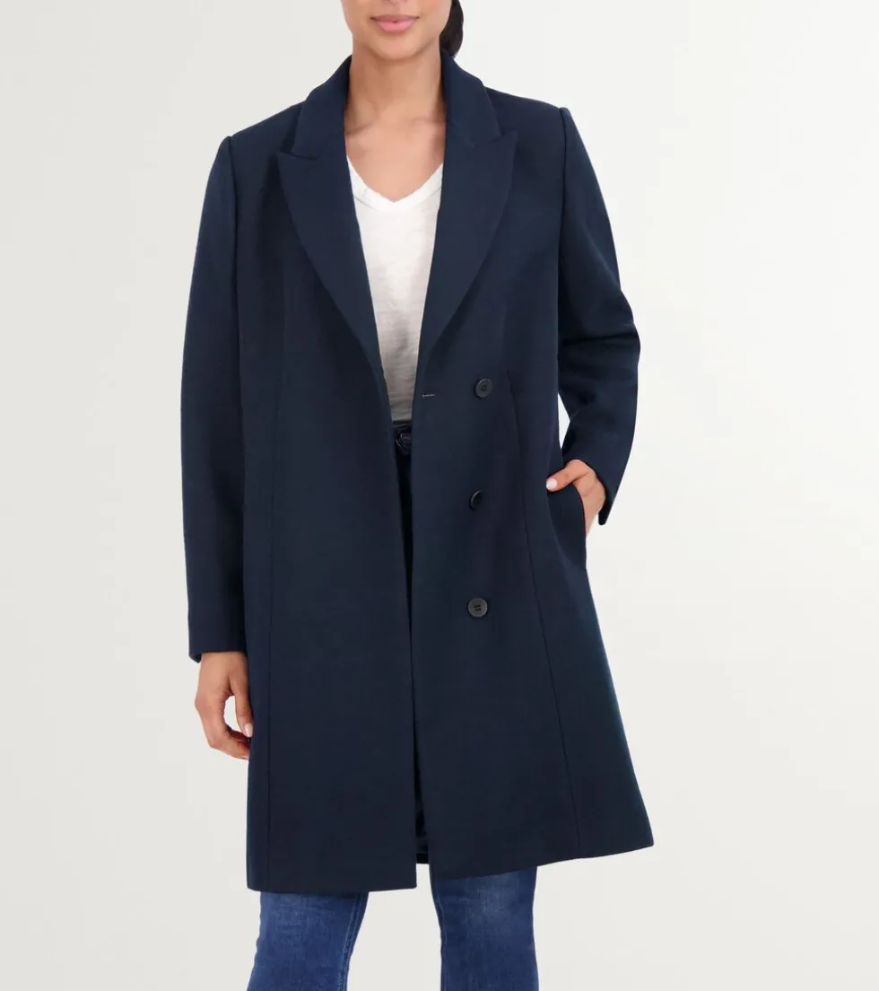womens-asymmetrical-peak-lapel-RgQJHaCq-0.webp Best Cole Haan Women's Asymmetrical Peak Lapel Coat Navy