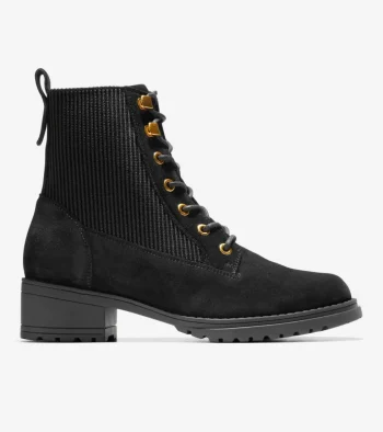 Online Cole Haan Women's Camea Waterproof Combat Boot II Black