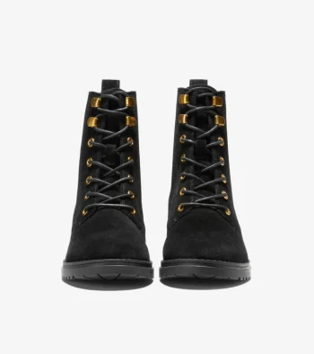 Online Cole Haan Women's Camea Waterproof Combat Boot II Black