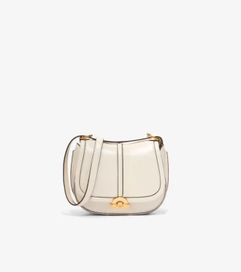 Outlet Cole Haan Women's Celenea Saddle Bag Ivory