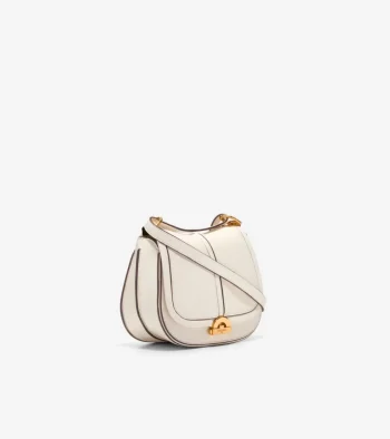 Outlet Cole Haan Women's Celenea Saddle Bag Ivory