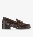 Clearance Cole Haan Women's Charlsie Loafers ChocolateCroc