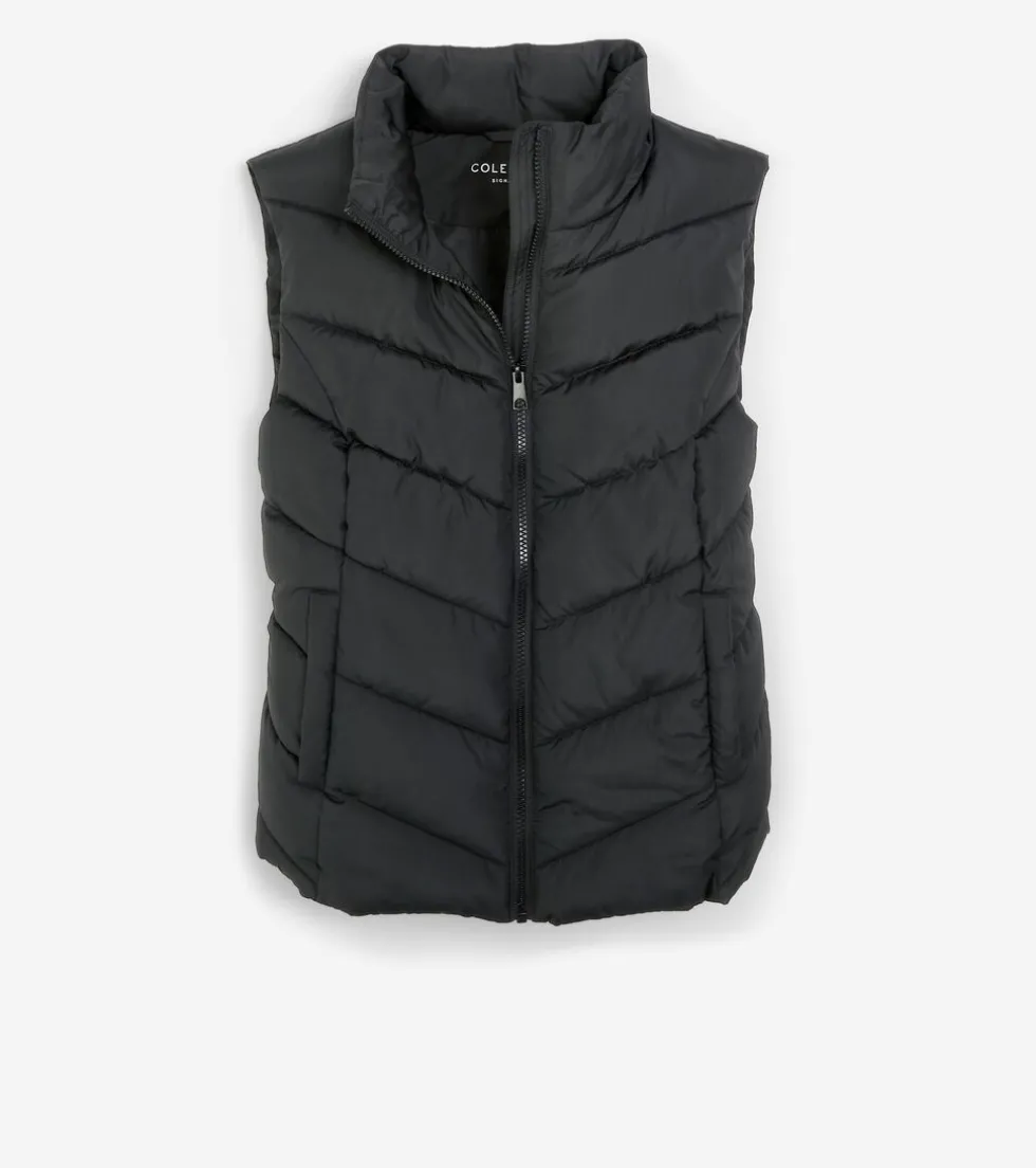 womens-chevron-quilted-vest-KjHKgZei-1.webp Online Cole Haan Women's Chevron Quilted Vest Black