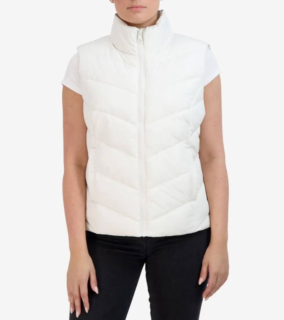 womens-chevron-quilted-vest-lYEbfMZL-0.webp Hot Cole Haan Women's Chevron Quilted Vest Ivory